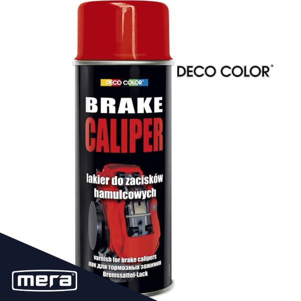 Deco Color Spray BRAKE CALIPER punainen maali jarrusatulalle ja rumpuille 400ml 25351