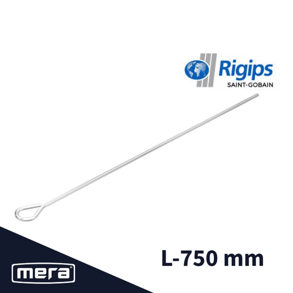 RIGIPS ripustustanko L- 750 mm Ø 4,0 mm profiilille CD 60 11511735