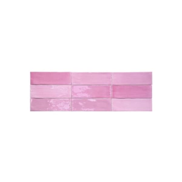 Dune Tabarca Rosa väggkakel glans 7,5x23 imiterad tegelrosa