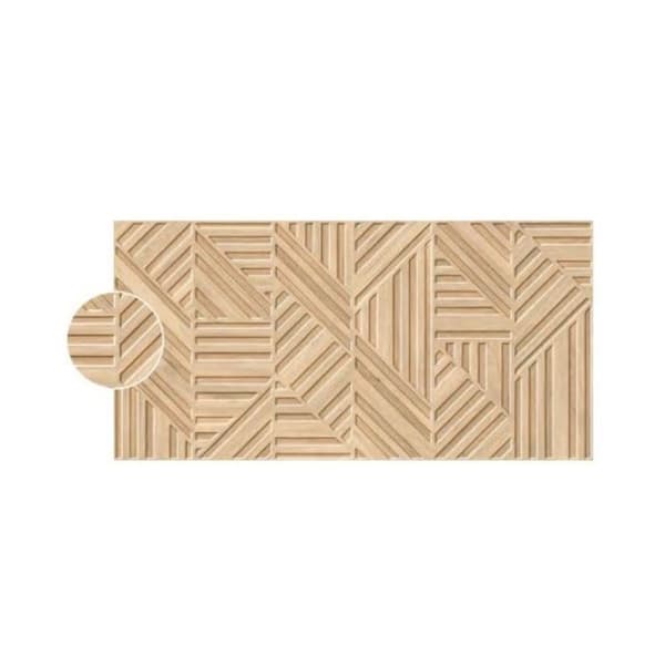 Prissmacer Ess flise. Rlv. Poppins Fuoco væg- og gulvmåtte 60x120 3D beige