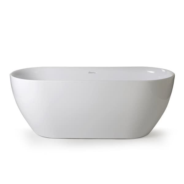 Fritstående badekar 157x68 cm hvidglans Dessi Home Leto