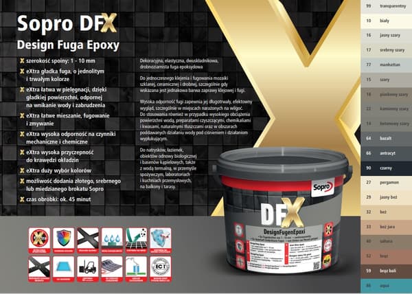 SOPRO DFX Design 15 grå epoxifog 3kg 1205