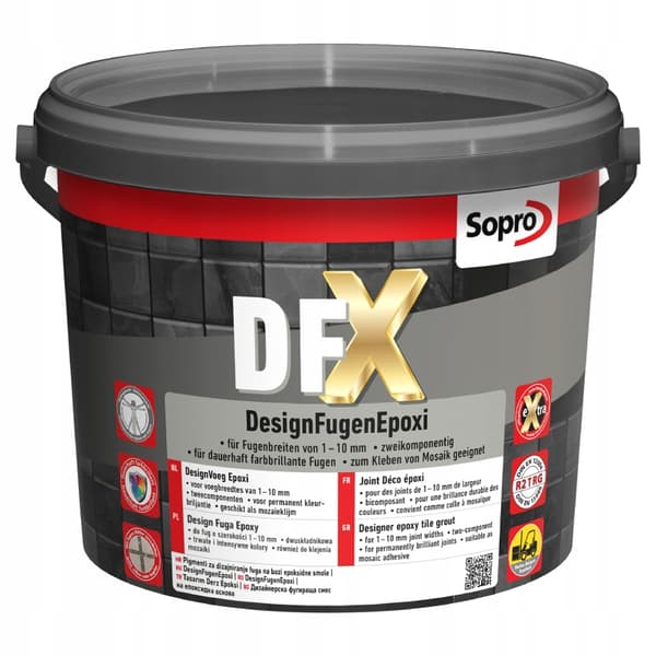 Sopro DFX Epoxibruk svart (90) 3kg