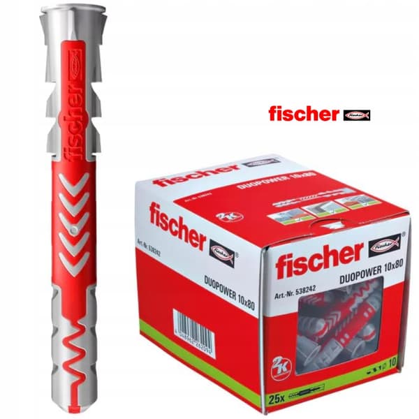 FISCHER DUOPOWER 10X80mm (25stk)