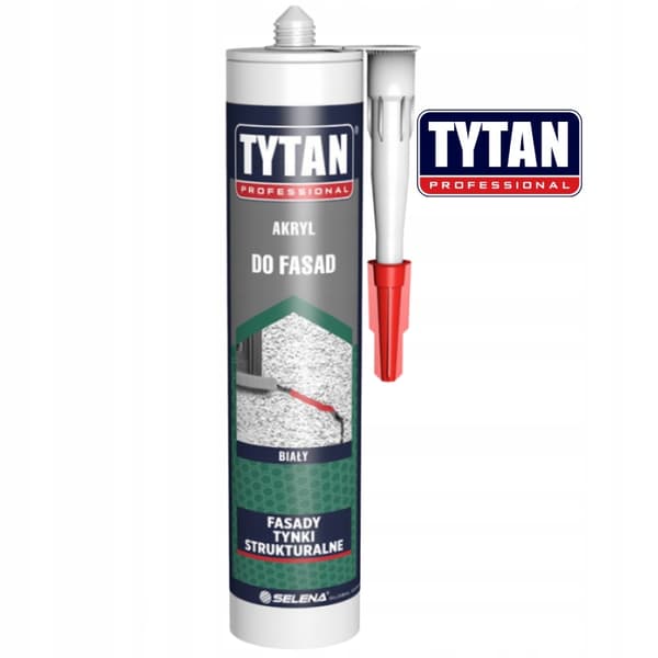 TIT AKRYL VIT för FASADER
