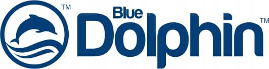SLIBESVAMP 150 SLÅDET blå delfin