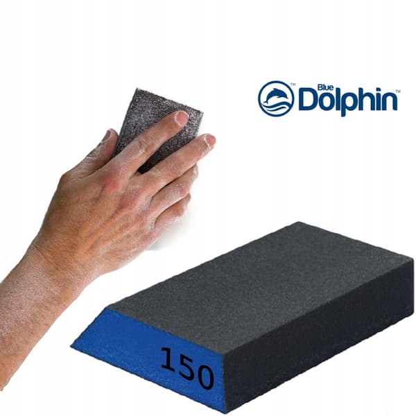 SLIBESVAMP 150 SLÅDET blå delfin