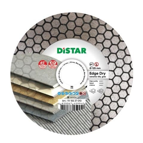DISTRAKT diamantskive 125 mm EDGE DRY 2 I 1