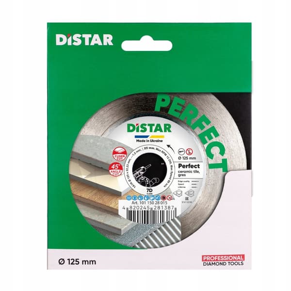 DISTRAKT Diamantskiva 125mm PERFEKT
