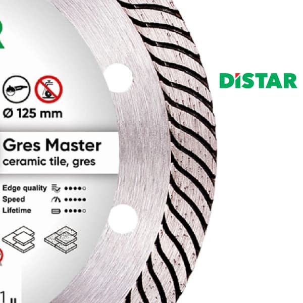 DISTRAKT Diamantskive 125mm GRES MASTER