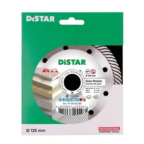 DISTRAKT Diamantskive 125mm GRES MASTER