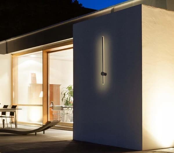 IN/UDVÆG LAMPE IP65 SORT 65CM 4000K PÅ BESTILLING