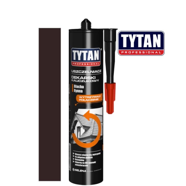 Tytan takfog gummi brun 280ml