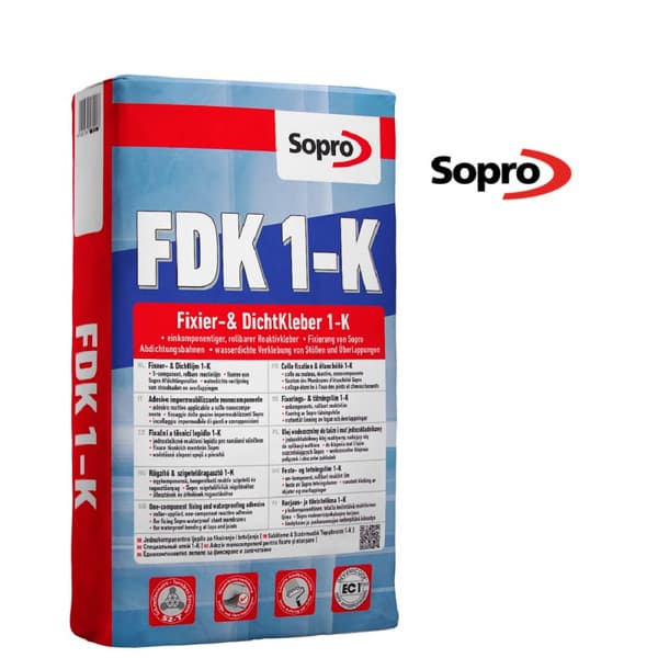 SOPRO FDK 1K Vedenpitävä liima teipille ja matoille 1K 5kg