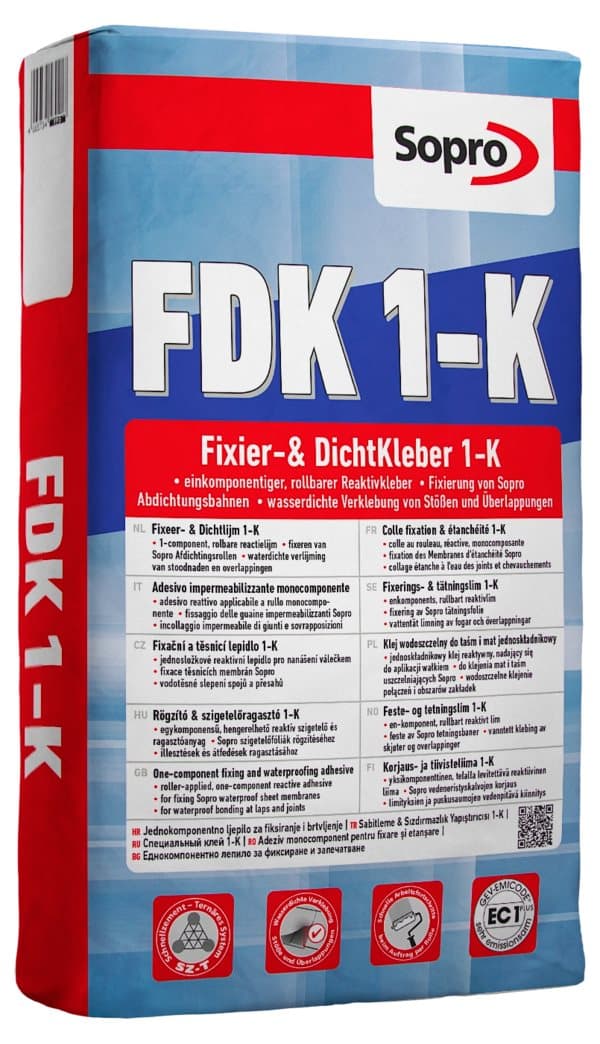 SOPRO FDK 1K Vattentätt lim för tejp och mattor 1K 5kg