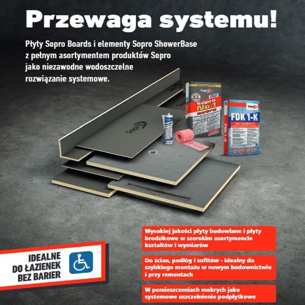SOPRO Board S XPS rakennuslevy 1300x600x12,5 mm 8053201P