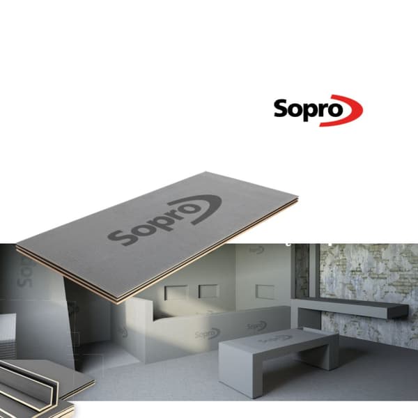 SOPRO Board S XPS rakennuslevy 1300x600x12,5 mm 8053201P