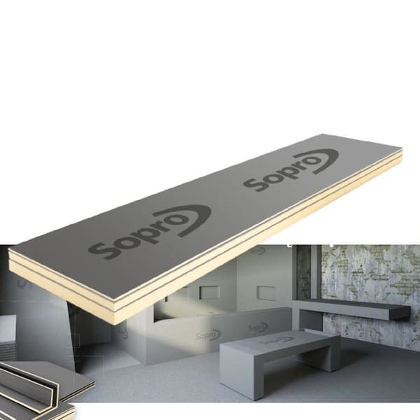 SOPRO Board L XPS byggskiva 2600x600x30 mm 8053501