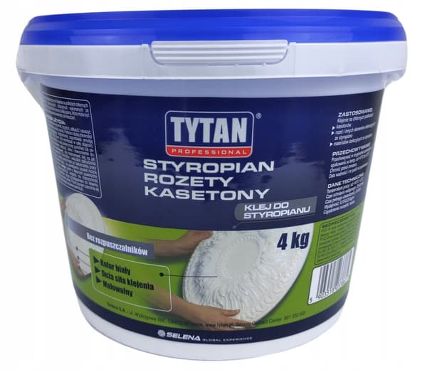 Tytan STYRO FIX asennusliima polystyreenivalkoiselle 4kg