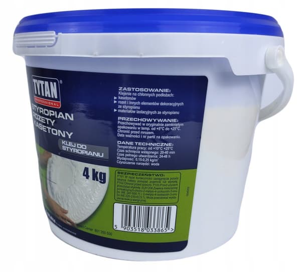 Tytan STYRO FIX asennusliima polystyreenivalkoiselle 4kg