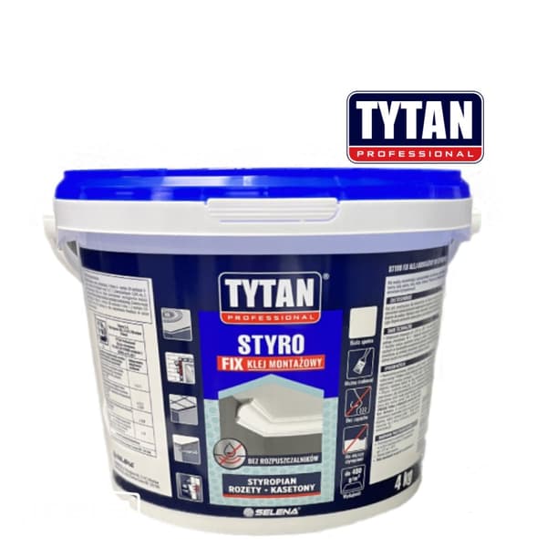 Tytan STYRO FIX asennusliima polystyreenivalkoiselle 4kg