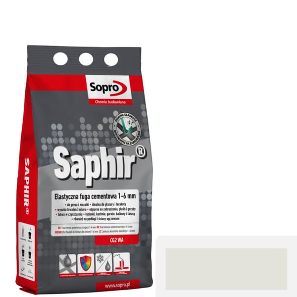 SOPRO SAPHIR FUGA 16 ljusgrå 2kg