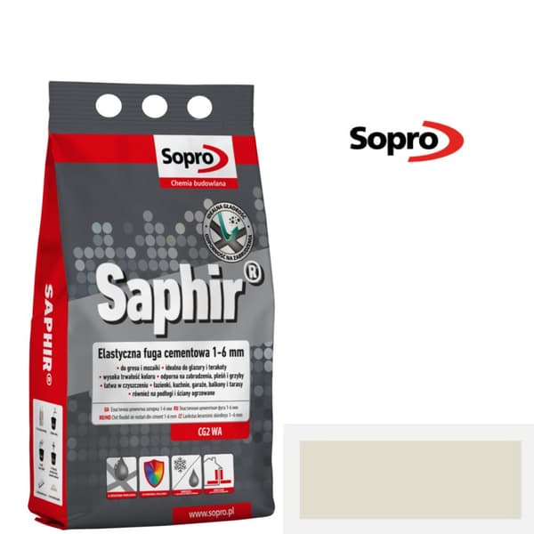 SOPRO SAPHIR FUGA 17 silvergrå 2kg
