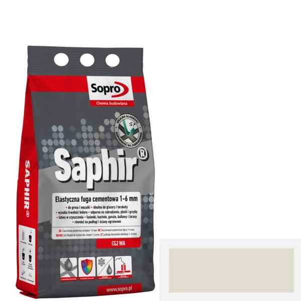 SOPRO SAPHIR FUGA 17 sølvgrå 2kg
