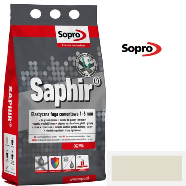 SOPRO SAPHIR FUGA 17 hopeanharmaa 4kg
