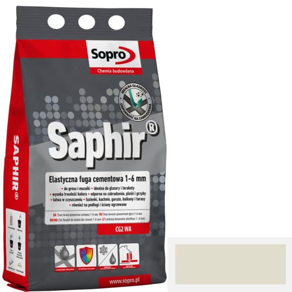 SOPRO SAPHIR FUGA 17 hopeanharmaa 4kg