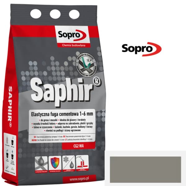 SOPRO SAPHIR FUGA 14 betonin harmaa 4kg