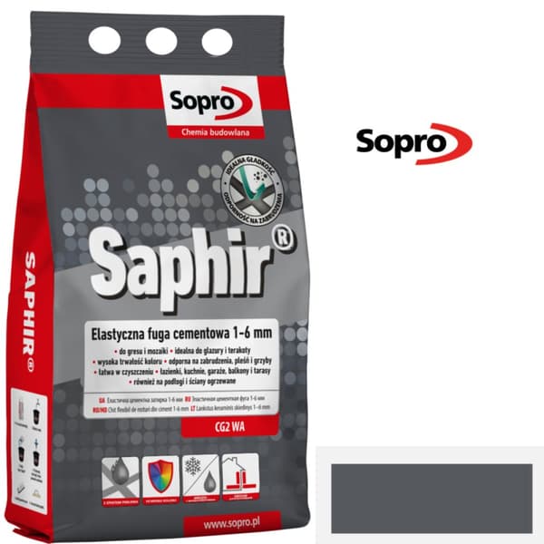 SOPRO SAPHIR FUGA 66 antracit 4kg