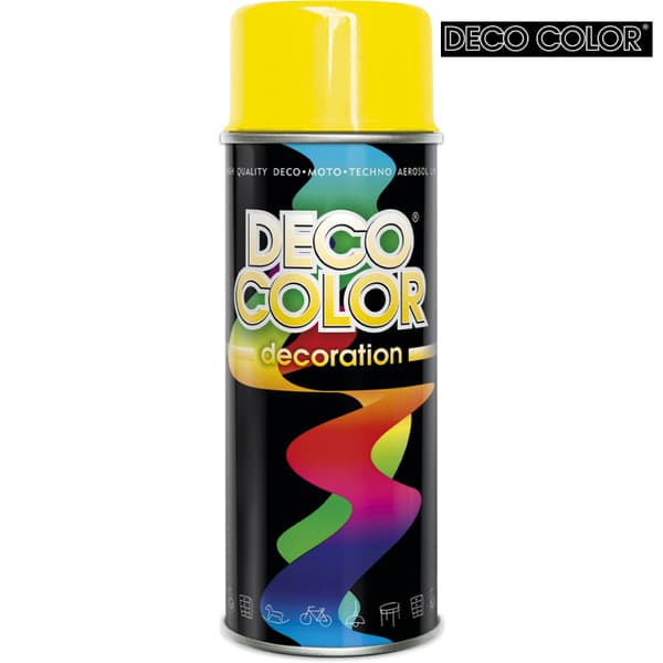 Spray Deco Farve Dekoration Gul RAL 1023 400ml 10 001