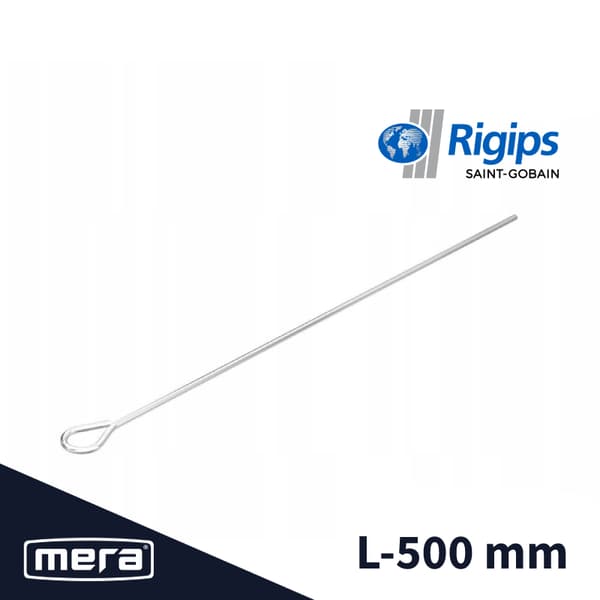 RIGIPS Bøjlestang L- 500 mm Ø 4,0 mm til profil CD 60 11511734