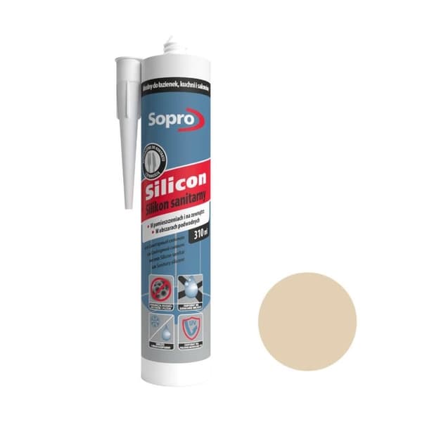 Sopro sanitetssilikone bahama beige (34) 310 ml