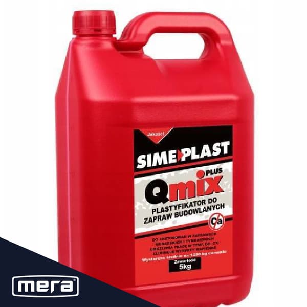 Qmix Plus mjukgörare för flytande mur- och putsbruk 5L