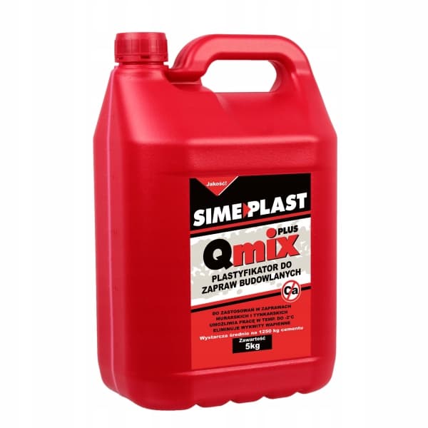 Qmix Plus mjukgörare för flytande mur- och putsbruk 5L