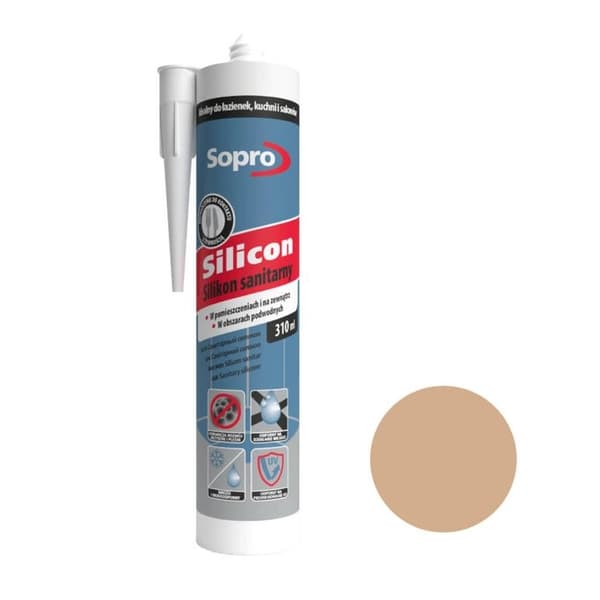 Sopro sanitetssilikon jura beige (33) 310 ml