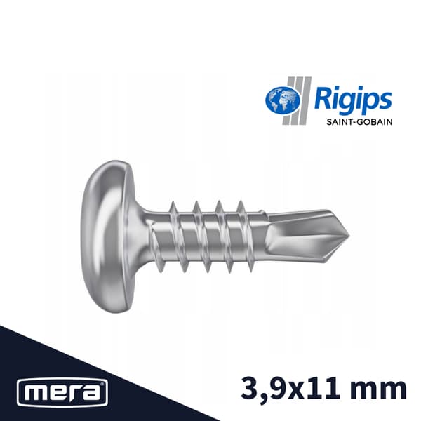 RIGIPS Selvborende loppeskruer 3,9x11mm 100stk