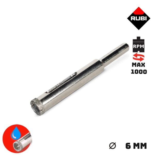 Rubi bore - hulsav EASY GRES 6mm 04922