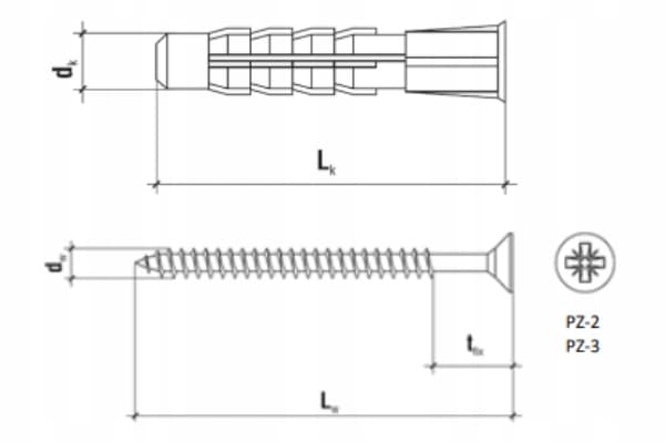 KW 8 x 80 nylon (100)
