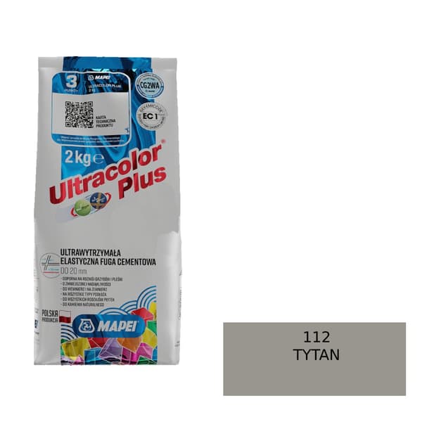 MAPEI ULTRACOLOR PLUS GROUT - 112 titan 2kg