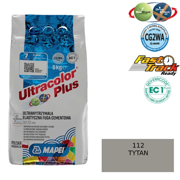 MAPEI ULTRACOLOR PLUS GROUT - 112 titan 5kg