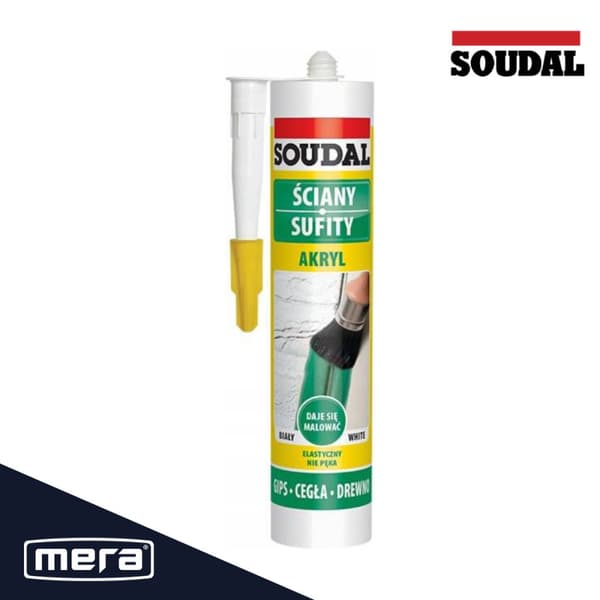 Soudal akryl vit 280ml