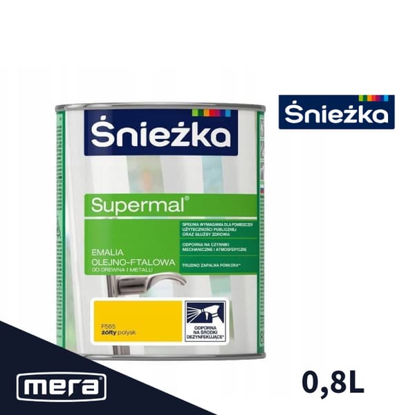 Snehvide Supermal F565 0,8L GUL