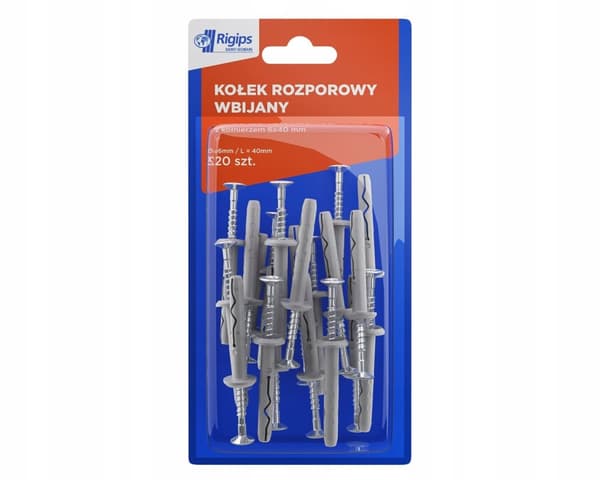 RIGIPS-vasaratappi korkilla 6x40mm 20kpl