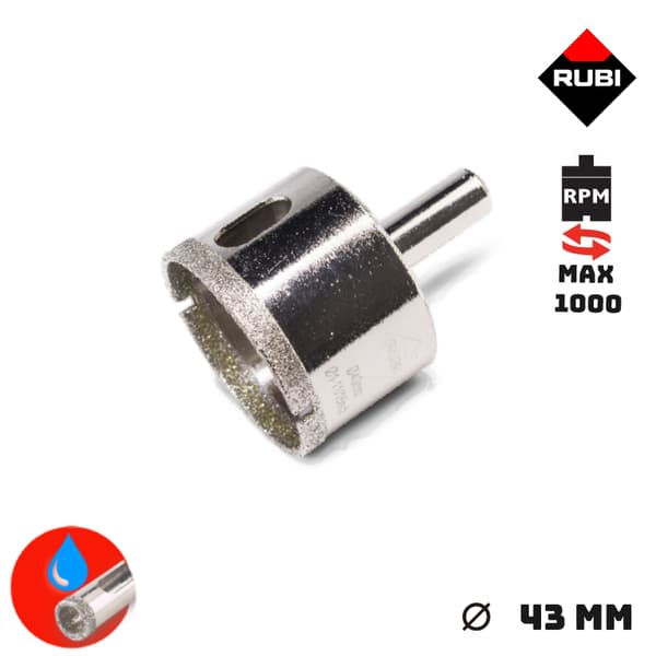 Rubi borr - hålsåg EASY GRES 43mm 05965