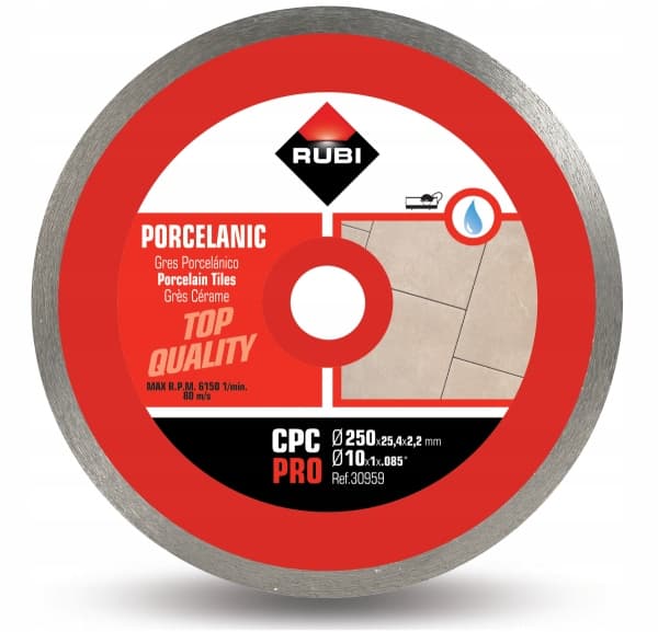 RUBI CPC timanttilevy 250mm 30959