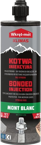 KEMISKA ANKRAR polyester 300PESF skruvmetad