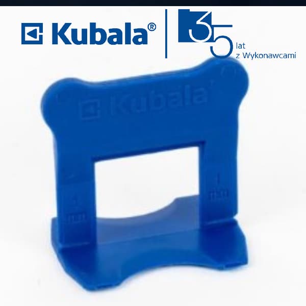 Kubala SMART LEVEL 1mm klipsit laattojen tasoittamiseen 100kpl 1892